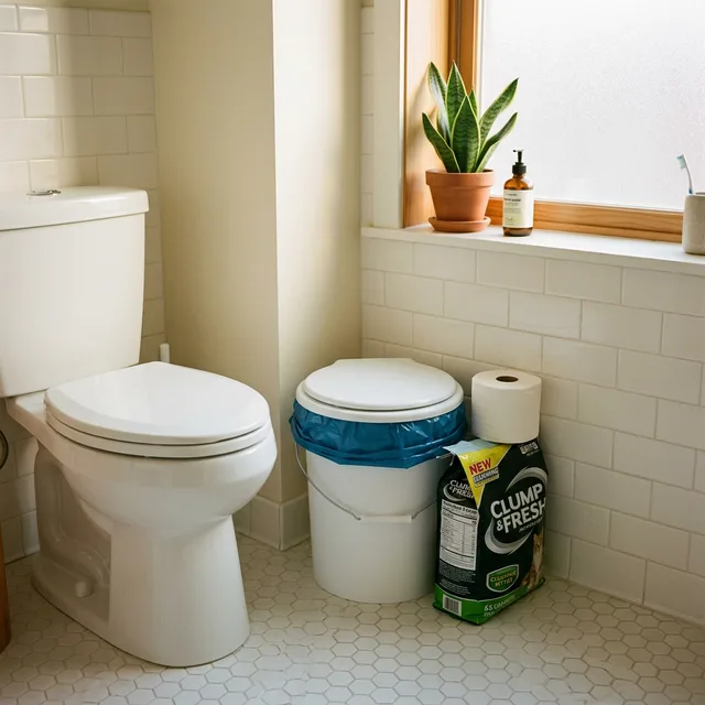 How to Build an Emergency Toilet When City Water Stops